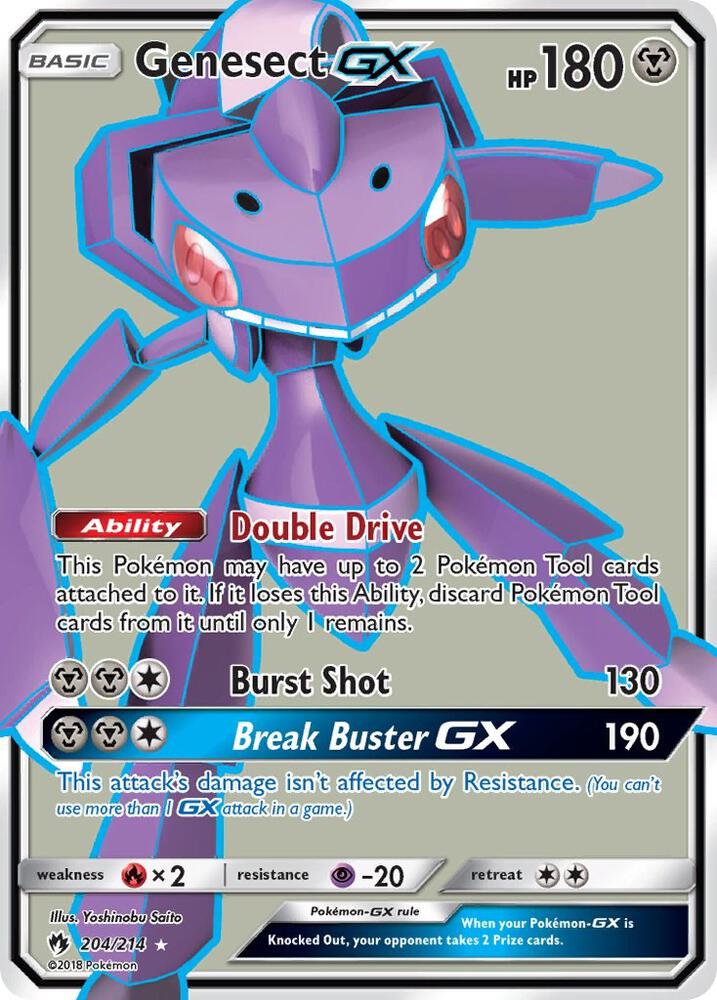 Genesect GX (Full Art) card image
