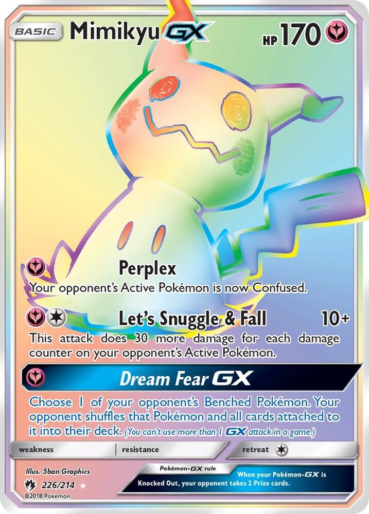 Mimikyu GX (Secret) card image