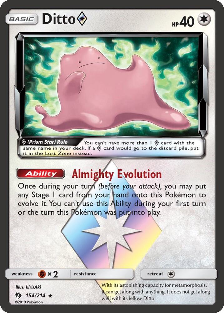 Ditto Prism Star card image