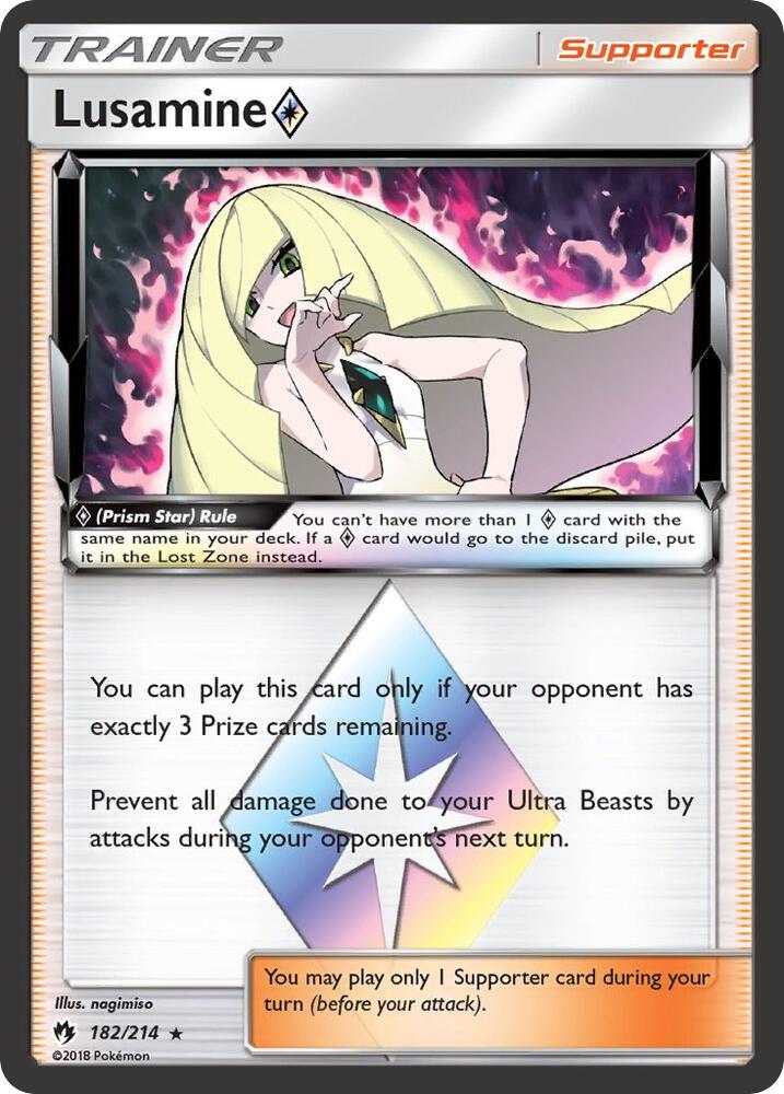 Lusamine Prism Star card image