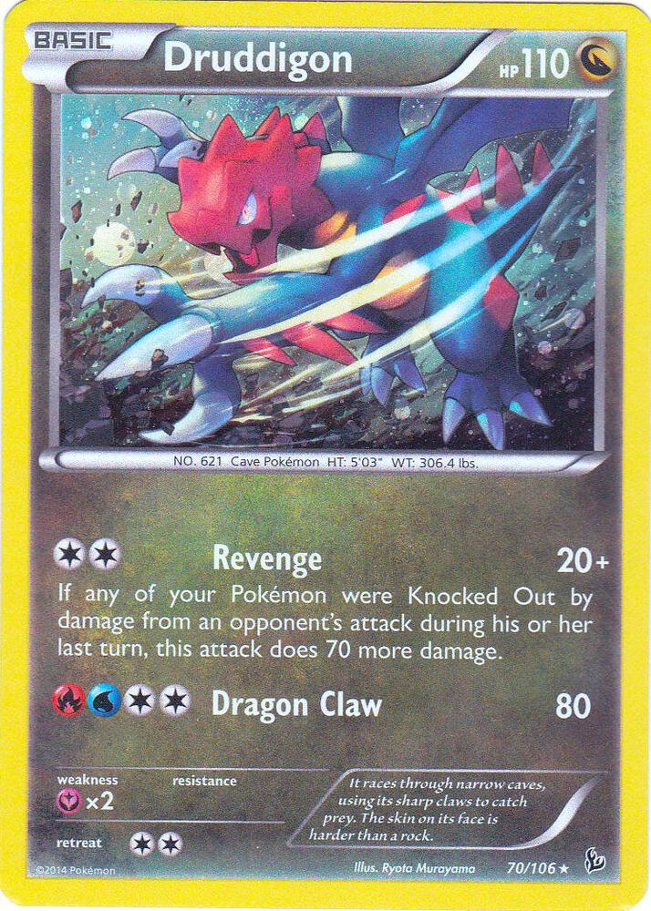 Druddigon - 70/106(Cosmos Holo) card image