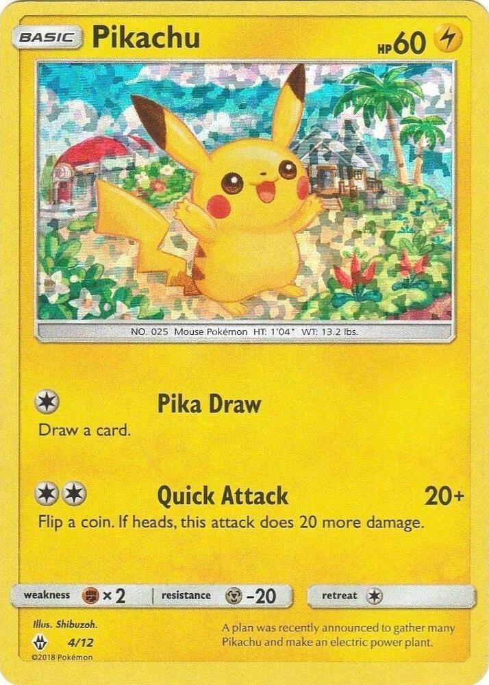 Pikachu - 4/12 card image
