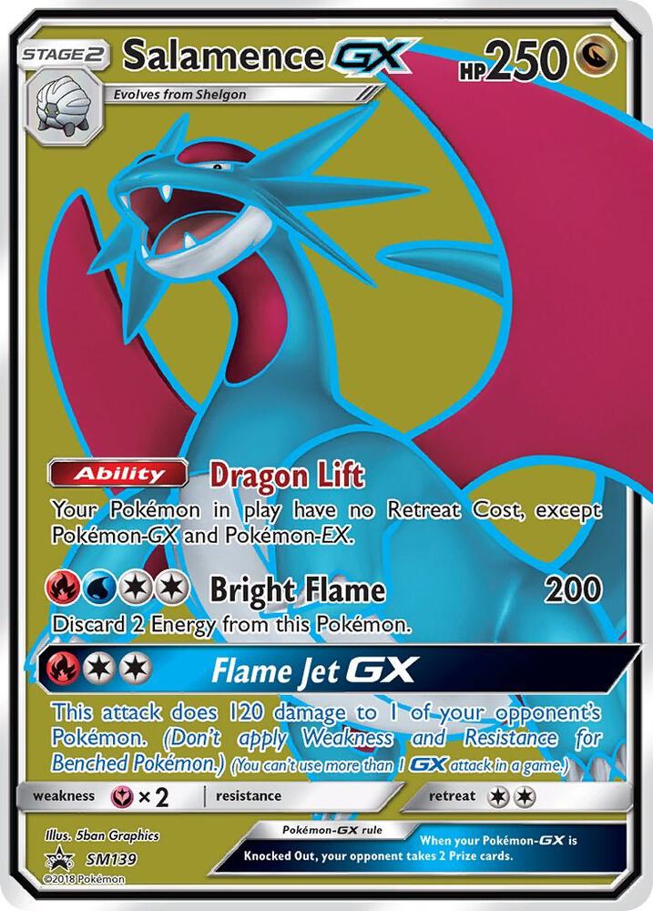 Salamence GX - SM139 card image