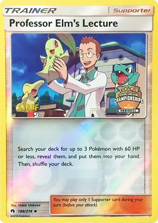 Professor Elm's Lecture - 188/214 (Regional Championships) [Staff] card image