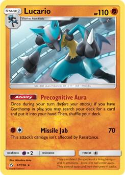 Lucario - 67/156 (SM Ultra Prism) card image