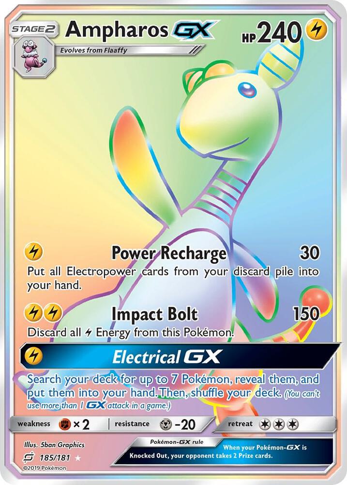 Ampharos GX (Secret) card image