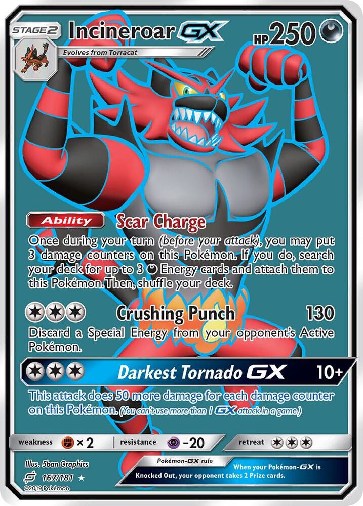 Incineroar GX (Full Art) card image