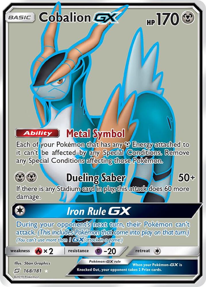 Cobalion GX (Full Art) card image