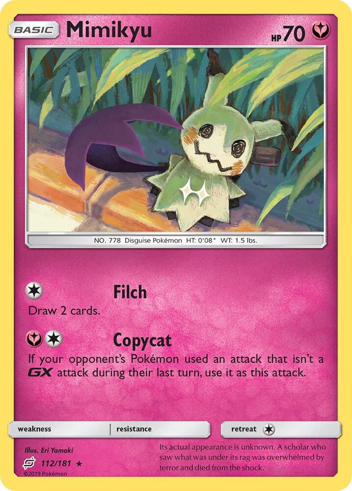 Mimikyu card image