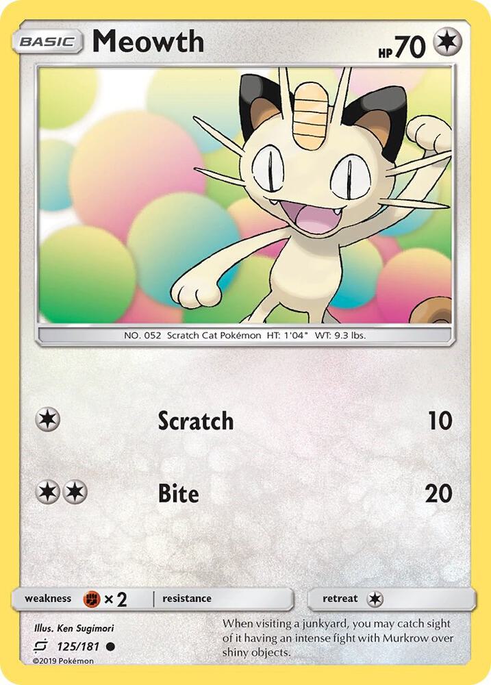 Meowth card image