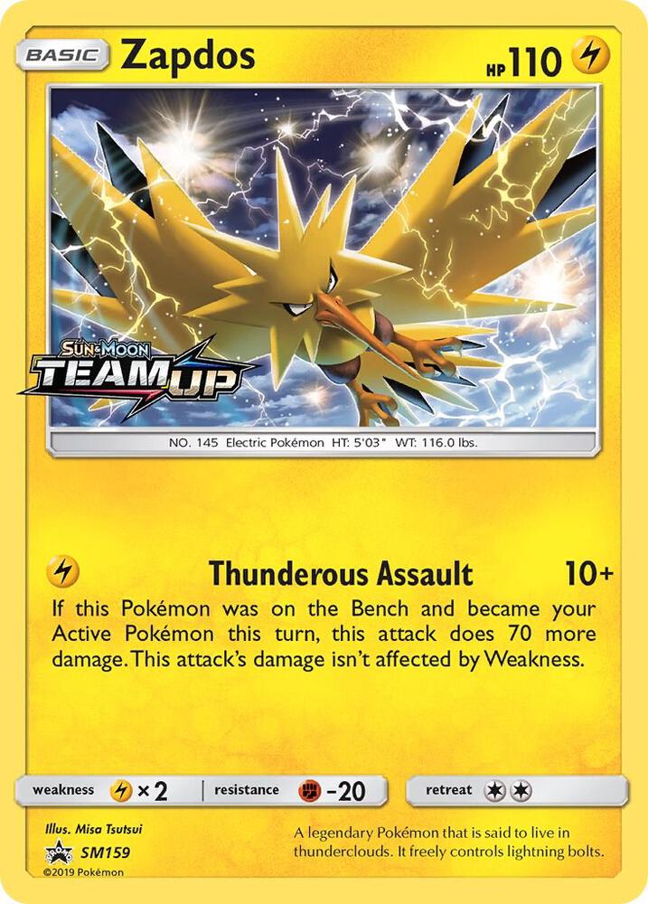 Zapdos - SM159 (Prerelease) card image