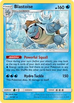 Blastoise - 25/181 (Cracked Ice Holo) card image