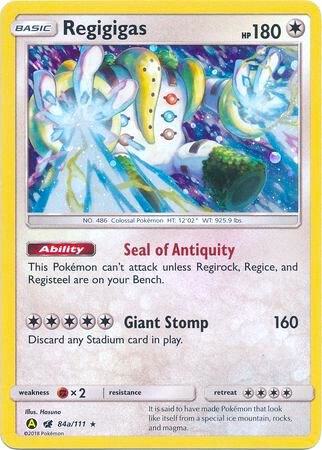 Regigigas - 84a/111 card image