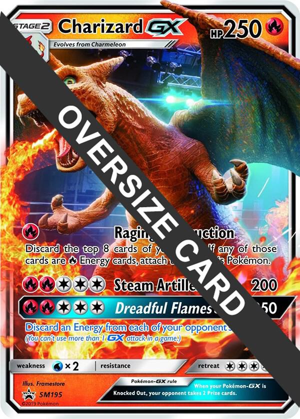 Charizard GX - SM195 (SM Black Star Promo) card image