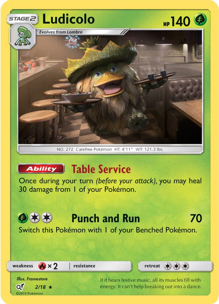 Ludicolo card image