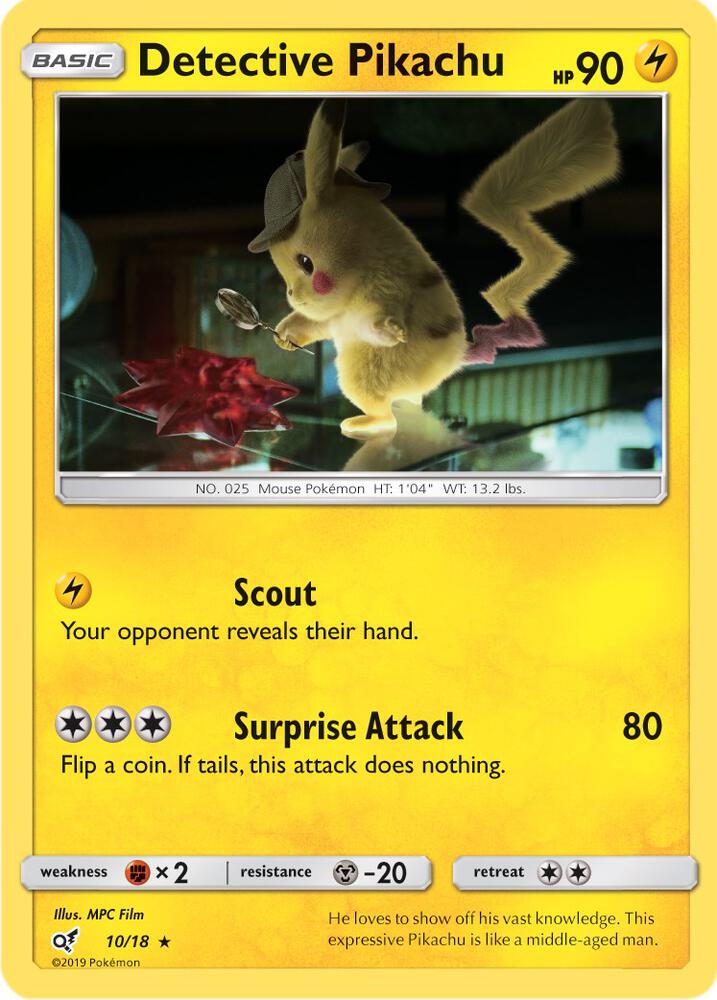 Detective Pikachu card image