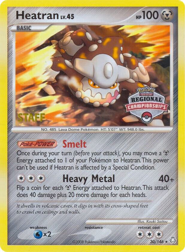 Heatran - 30/146 (Regional Championships) [Staff] card image