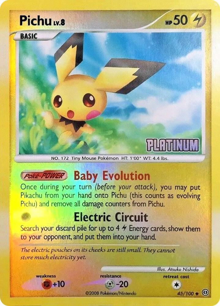 Pichu - 45/106 [Platinum] card image