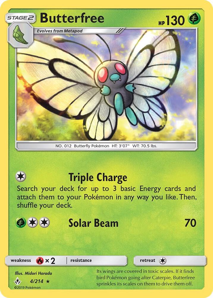 Butterfree card image