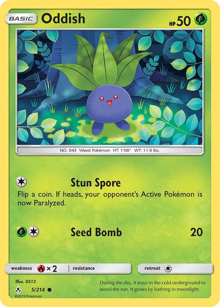 Oddish (5) card image