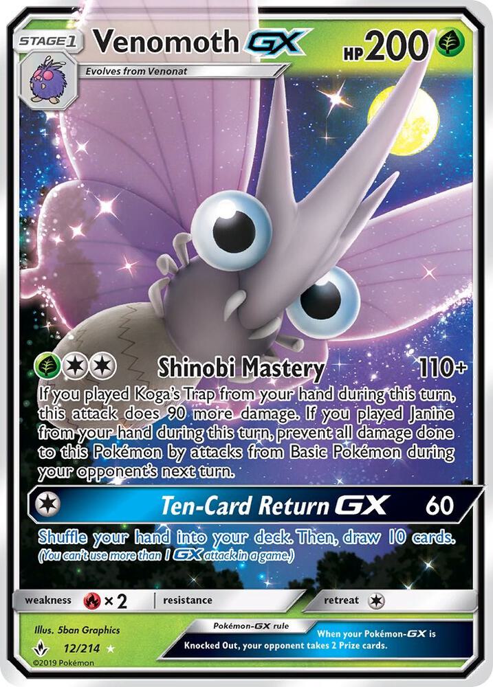 Venomoth GX card image