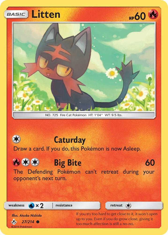 Litten (27) card image