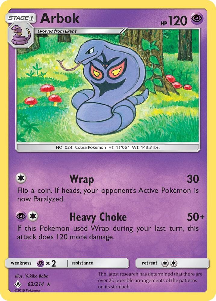 Arbok card image