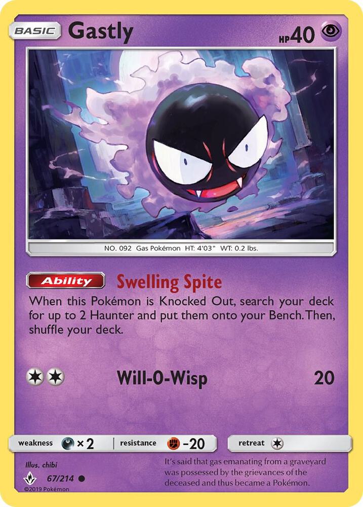 Gastly (67) card image