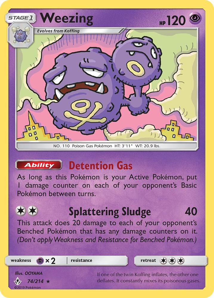 Weezing card image