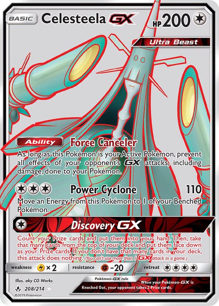 Celesteela GX (Full Art) card image