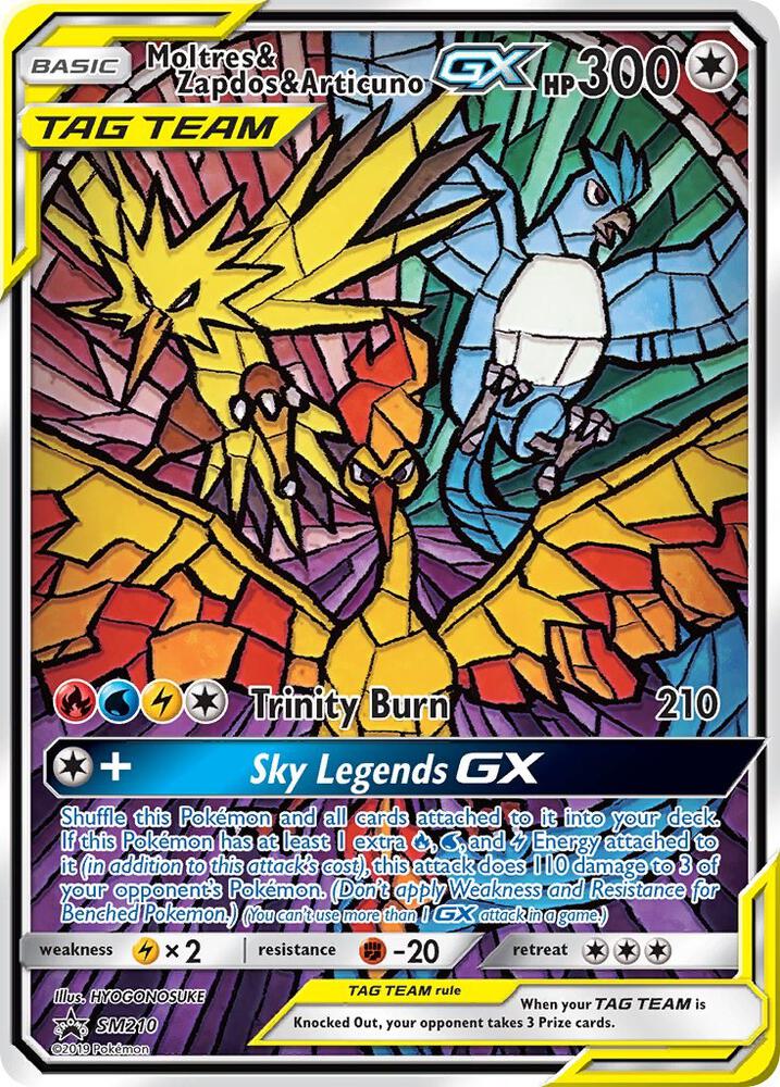 Moltres & Zapdos & Articuno GX card image
