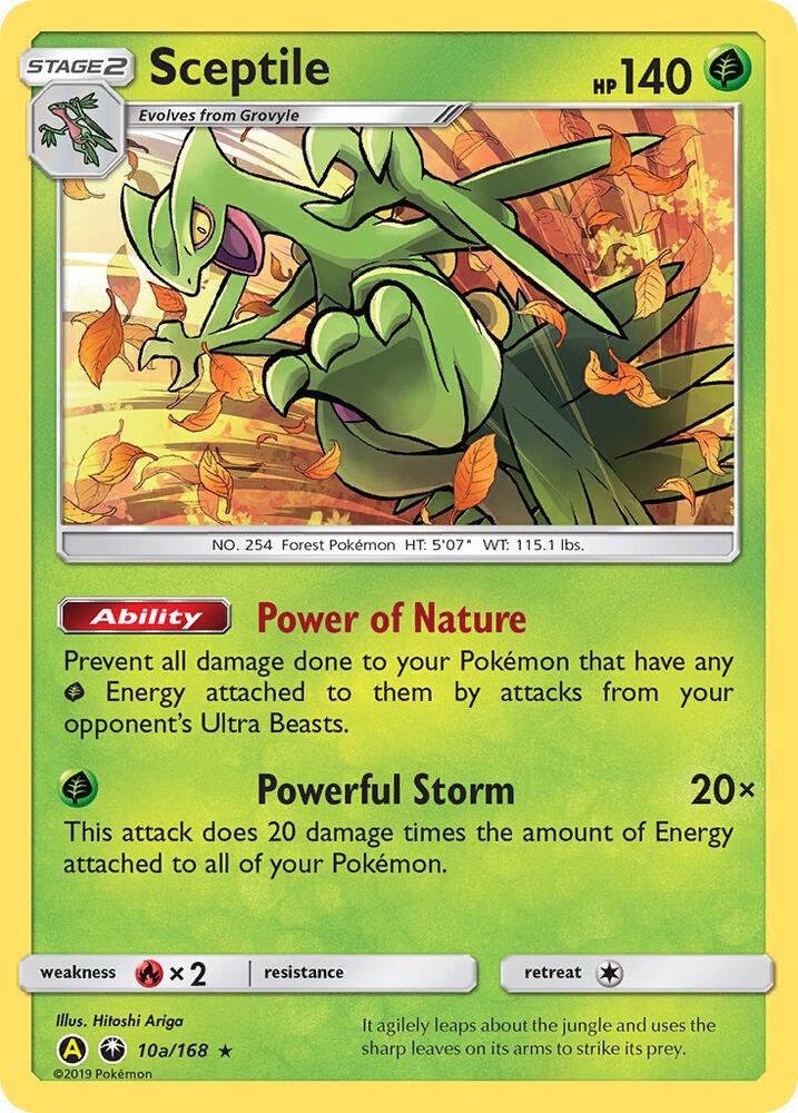 Sceptile - 10a/168 card image