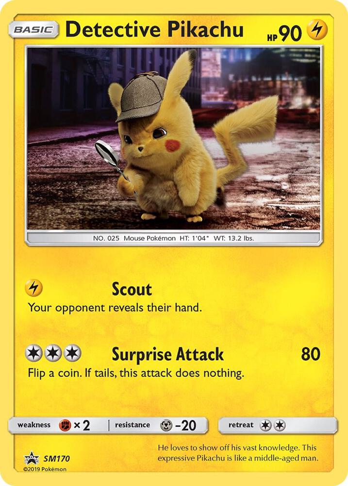 Detective Pikachu - SM170 card image