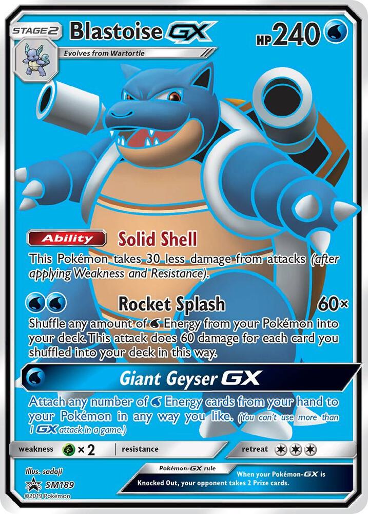 Blastoise GX - SM189 card image