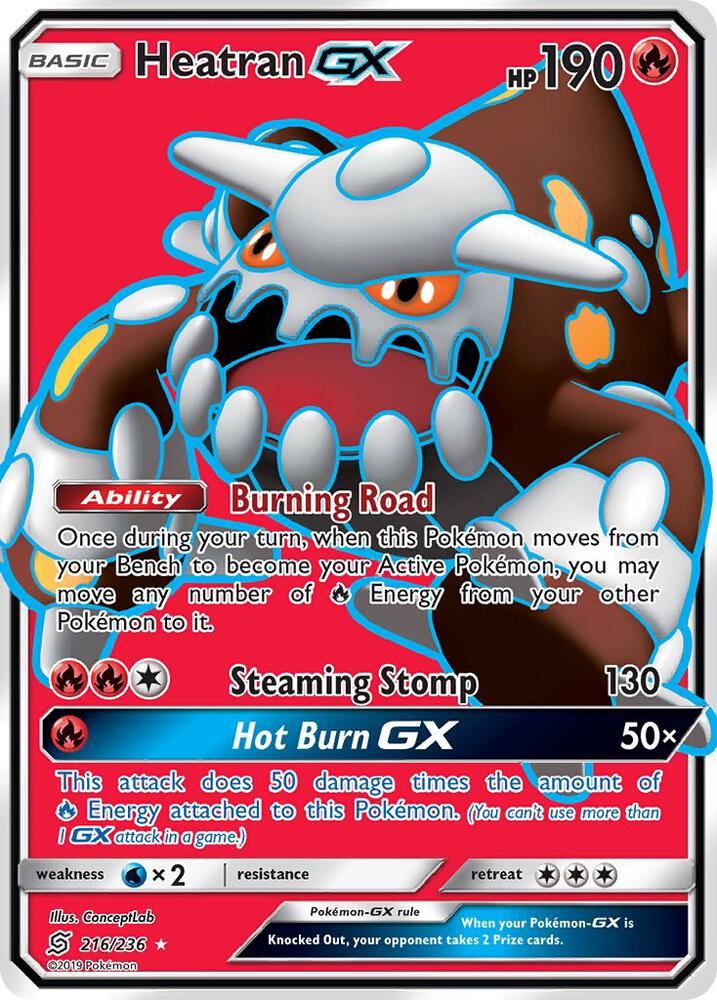 Heatran GX (Full Art) card image