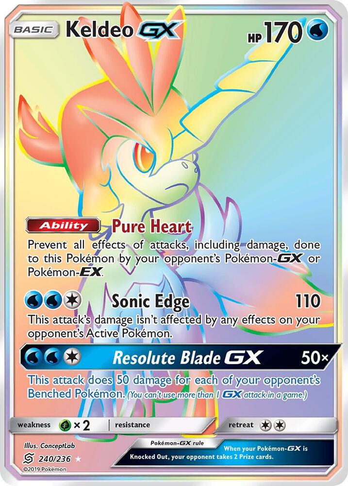 Keldeo GX (Secret) card image