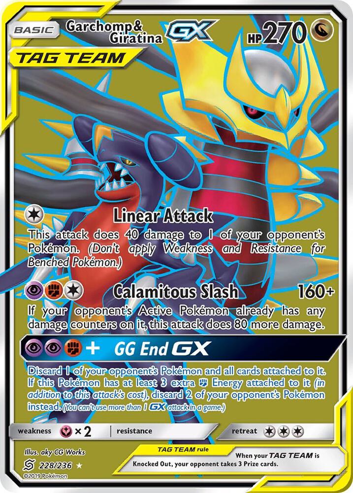 Garchomp & Giratina GX (Full Art) card image