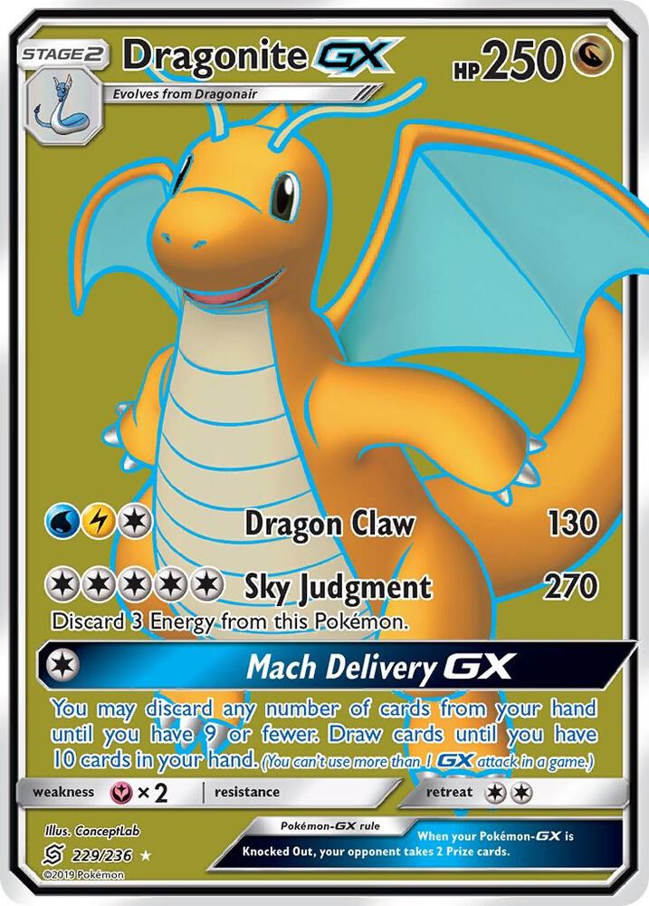 Dragonite GX (Full Art) card image