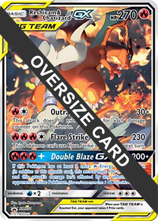 Reshiram & Charizard GX - SM201 card image