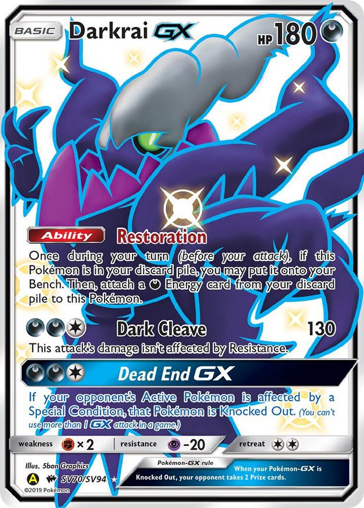 Darkrai GX card image