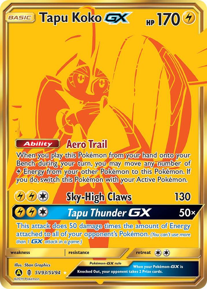 Tapu Koko GX card image