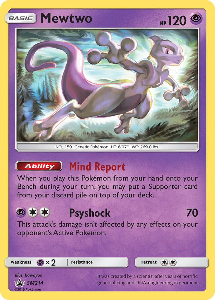 Mewtwo - SM214 card image