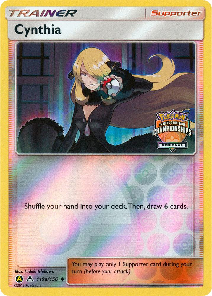 Cynthia - 119a/156 (Regional Championships) card image
