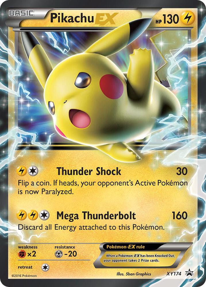 Pikachu EX - XY174 card image