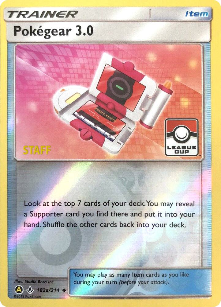 Pokegear 3.0 - 182a/214 (League Cup) [Staff] card image