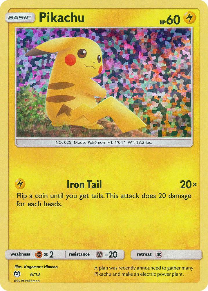 Pikachu - 6/12 card image