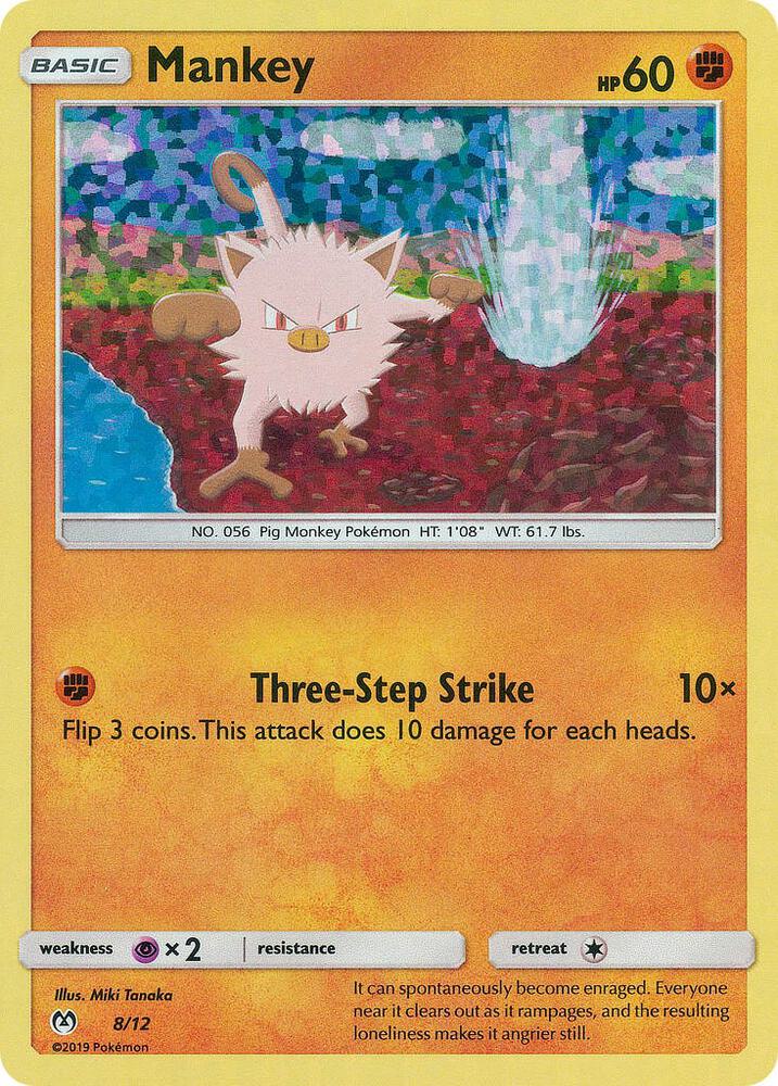 Mankey - 8/12 card image