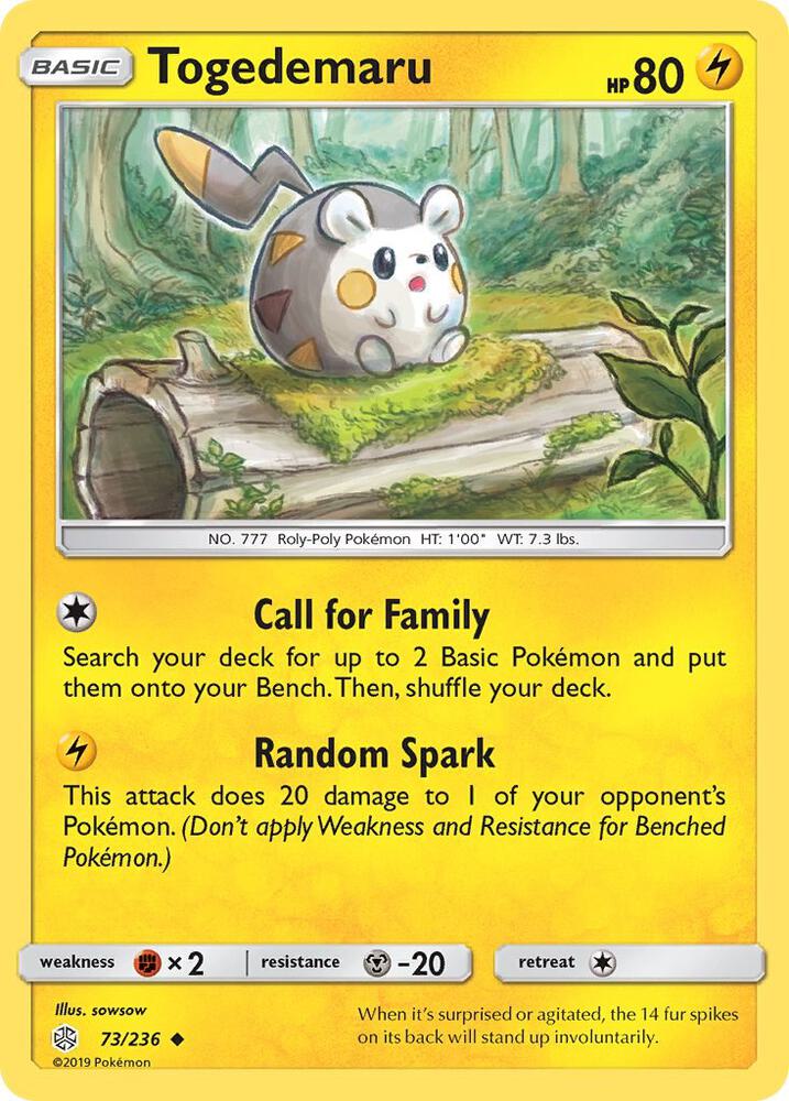 Togedemaru - 73/236 card image
