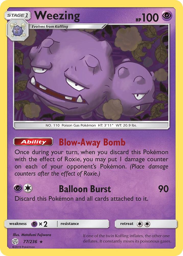 Weezing card image