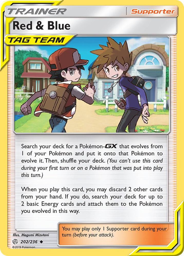 Red & Blue card image